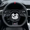 Real Install View JIONX Black Leather S Line Steering Wheel Interior Mod For Audi A3 S3 RS3