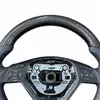 For Mercedes-Benz W204 W212 AMG CLA45 E63 C63 E550 E350 C300 SLK GLA45 SL63 Custom Black Carbon Fiber Steering Wheel