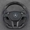 Alcantara and Carbon Fiber LED Steering Wheel for Mercedes-AMG W218, CLA45, W207, S500, W220, A180, CLS, X218, W238, 63, C63, GLC, E350, W215, C117, C43