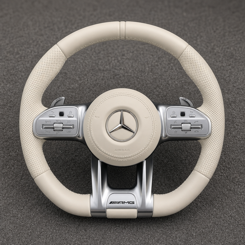 Mercedes A B C E GLC GLE S 2003-2026 W203-W206 W211-W214 X253-X254 W166-V167 Nappa Custom AMG Wheel -JIONX