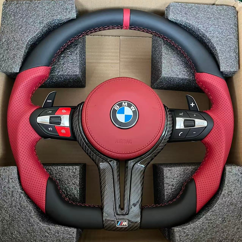 M Sport Car Steering Wheel for BMW M3 M5 F10 F13 F15 F20 F22 F23 F30 F33 F34 X1 F48 X5 F15 X3 F25 F80 E90 E71 E84 Steering Wheel