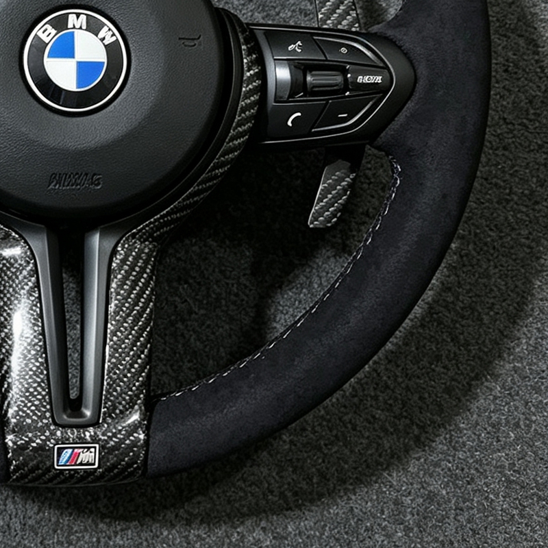 Modified High Forging Carbon alcantara Car Steering Wheel m Performance for BMW F10 F20 F22 F30 F40 Steering Wheel