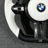 BMW F30 F20 F48 M3 F80 F25 E90 E87 X5 E70 F01 F10 Steering Wheel Black Perforated Leather Sport Upgrade Modify Accessories