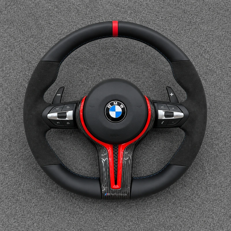For BMW X5 F15 2013-2018 / X5 M F85 2015-2018 Custom Nappa Leather Steering Wheel | JIONX