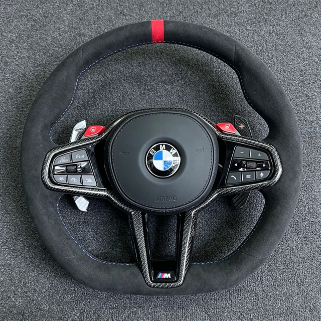 Custom for BMW G Series Heated Steering Wheel for G20 G30 X3 G01 540i G30 X5 G05 G80 M3 G82 M4 M240i G42 G22 G11 G02