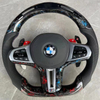 Carbon Fiber with LED Car Steering Wheel for BMW Leather G20 G28 G11 G12 G01 G05 G30 G22 G23 G26 X3 X4 X5 3 Series 5 Series