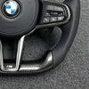 For BMW F10 F30 E46 E60 E90 F10 F15 F90 F80 G20 G30 M3 M4 M5 Upgraded Leather Carbon Fiber Automotive Parts Steering Wheel