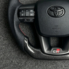 Carbon Fiber Sports Steering Wheel for LC300 Mark X Tacoma 200 Hiace 79 RAV4 N80/N70 Prado-4 Spokes 40MM Grip