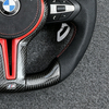 BMW F30 F31 F33 F34 F36 F10 F02 F12 F20 F15 F16 F22 F25 E70 E71 E90 Modify Flat Bottom Leather M Sport Steering Wheel M3 M5