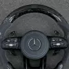 Flat Bottom Forged Carbon Steering Wheel for Mercedes Benz AMG W204 W205 W212 W213 C63S E63S G63