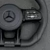 Black Leather AMG Steering Wheel For Mercedes Benz CLA GLC GLB GLS GLE W118 W205 W213 C63 E63 G63 W205 W213 W222 C63S G63 GLC GLE GLA GLS
