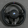 M Sport Carbon Fiber Leather Car Steering Wheel for BMW F30 F10 F20 F22 F15 F16 F45 F32 F33 E70 E90 E81 E82 Models X1 X2 X3