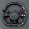 Customization Carbon Fiber Leather Premium Sports Steering Wheel For Mercedes-Benz W205 W213 W253 W463 F250 Wheels