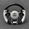 Custom Carbon Fiber Steering Wheel For Mercedes Benz AMG CLA GLC GLB GLS GLE C63 E63 E63S S63 CLS63 G63 W205 W213 W222