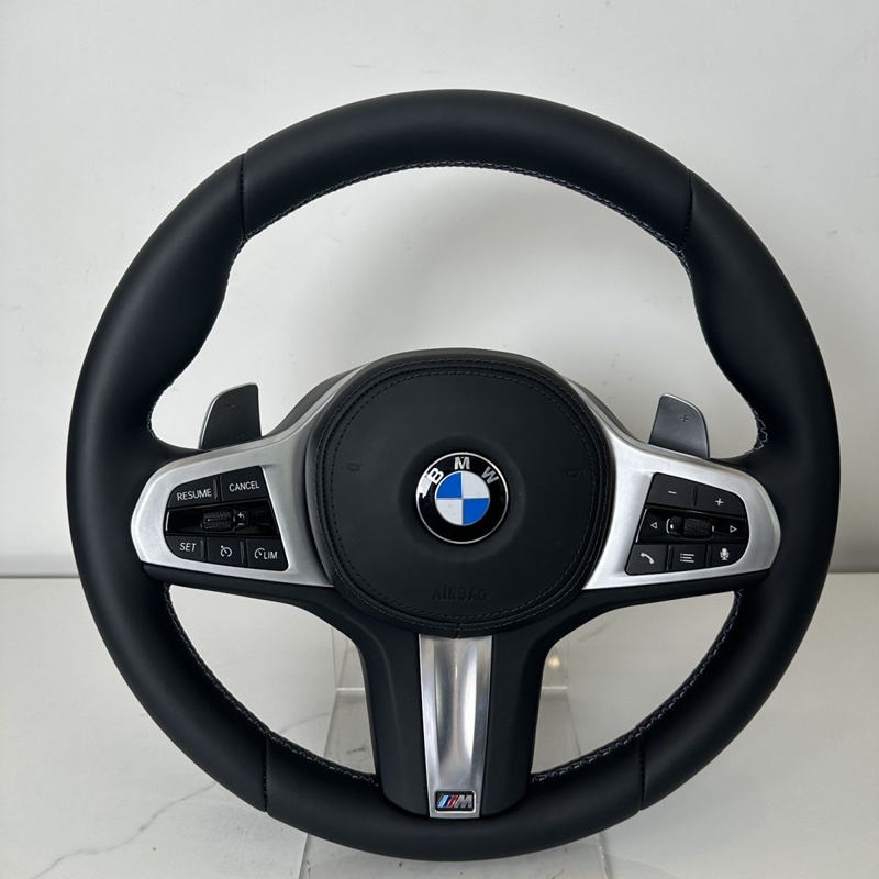 For BMW G Series M3 G80 M4 G82 G20 G30 G38 M5 M6 F10 F30 F90 M8 X3m X4m X5m X6m G3x G1x G0x TY Steering Wheel Custom Suede Sport