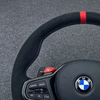Real Carbon Fiber Steering Wheel With Heated For BMW M3 G80 M4 G82 M5 F90 M8 X3M X4M X5M X6M F97 F95 G20 G30 G22 G01 G02 G05 G06