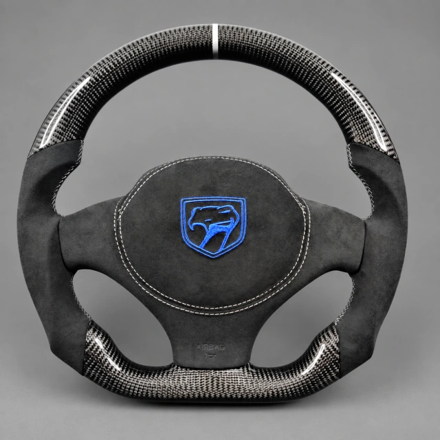 1996-2010 Dodge Viper Custom Carbon Fiber LED Steering Wheel by JIONX