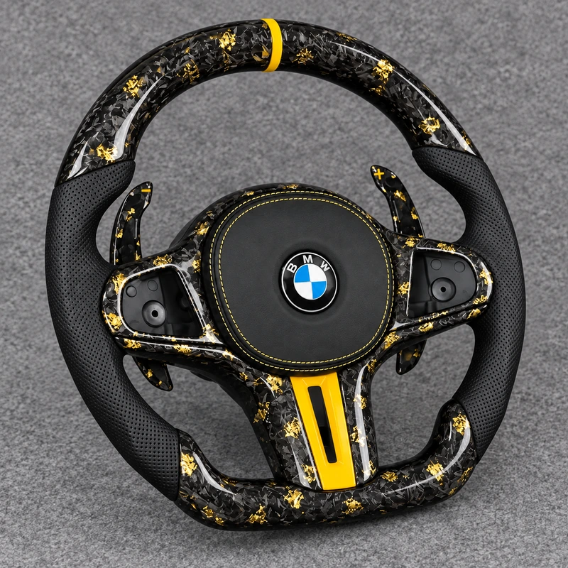 BMW 5 Series G30 / G31 / 540i / M5 F90 2017–2023 Custom Steering Wheel | JIONX