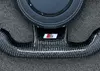 S series sport badge carbon fiber Audi steering wheel closeup JIONX
