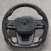 Forged Carbon Car Steering Wheel Suitable for Toyota Land Cruiser Prado LC300 LC79 Corolla Hilux Fortuner