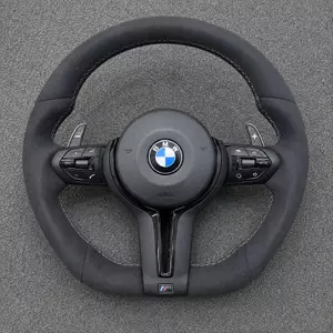 Custom Nappa leather steering wheel for BMW X5 E70 and X5 M E70 with premium grip design