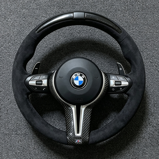 M E F Series Alcantara LED Steering Wheel for BMW F07 F20 F22 F30 F32 F34 F36 F33 F80 F82 M3 E70 E90 E92 340i M3 M4 M5 M6