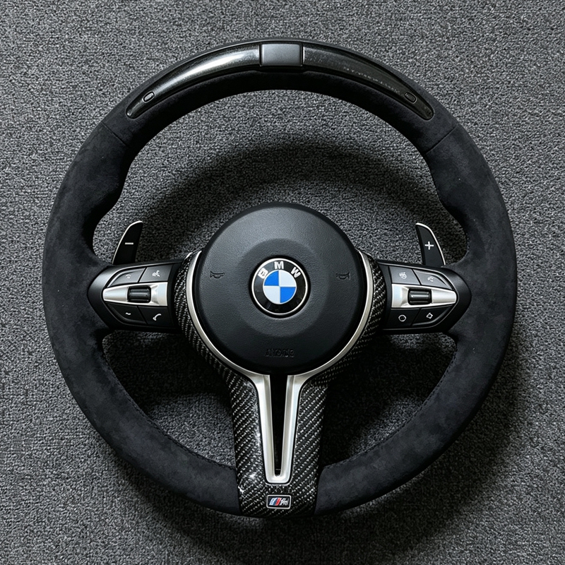 M E F Series Alcantara LED Steering Wheel for BMW F07 F20 F22 F30 F32 F34 F36 F33 F80 F82 M3 E70 E90 E92 340i M3 M4 M5 M6