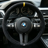 LED Display Carbon Fiber Leather Sports Steering Wheel with 3/4 Spokes for F54 F46 F30 F10 F35 F22 F18 F07 F32 F80 E90 M3