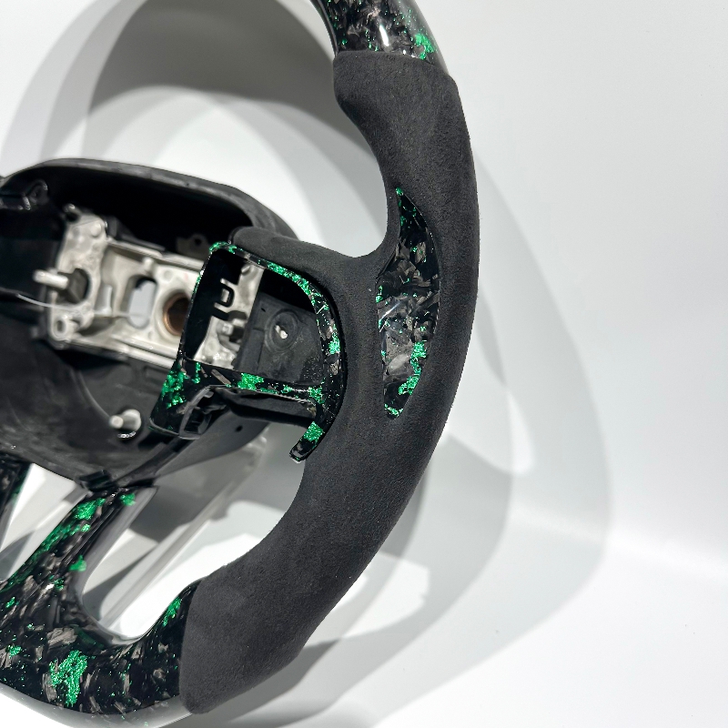 LED Carbon Fiber Steering Wheel for Dodge Charger RT Challenger Hellcat Interior Upgrade