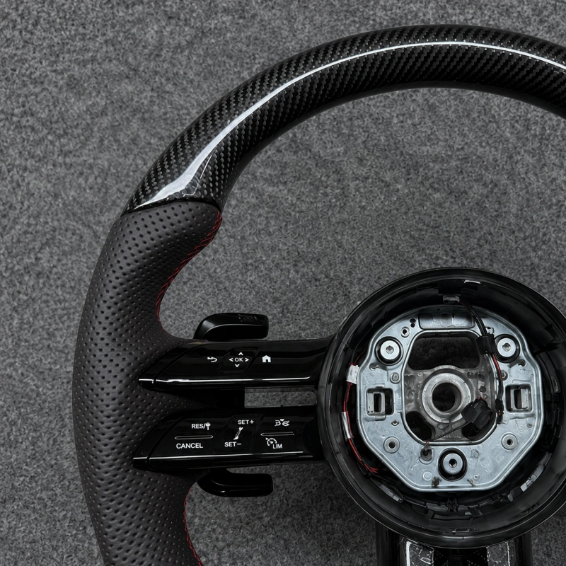 Custom AMG GT Flat Bottom Steering Wheel for W166 W205 W253 W463