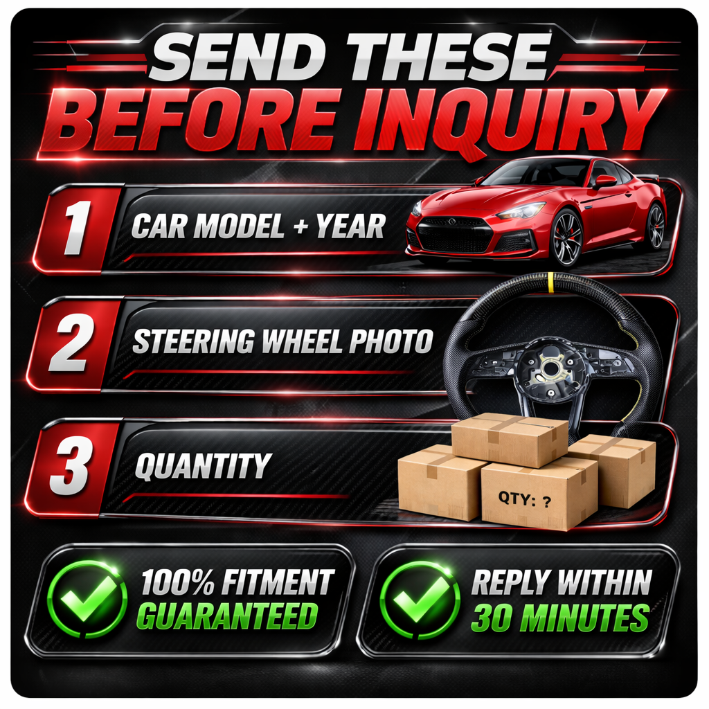 Custom Heated Carbon Fiber Steering Wheel for Dodge Charger Challenger Durango SRT Upgrade