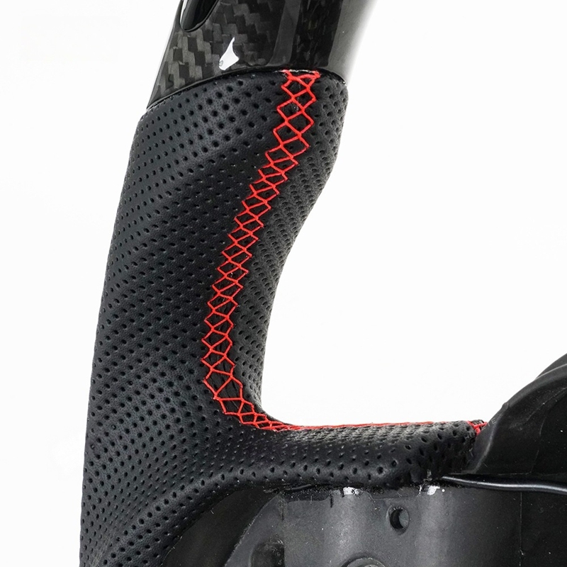 Dodge Customized Embroidery Carbon Fiber Racing Style Design Cars Steering Wheel for Dodge Charger Challenger Hellcat Srt RT