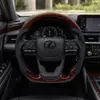 Walnut And Leather Three-spoke Steering Wheel Suitable for The Full Lexus Model Range