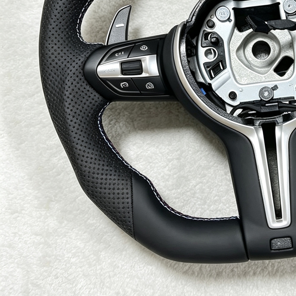 M Sport Steering Wheel for BMW Flat Bottom F01 F10 F11 F12 F20 F21 F22 F25 F26 F30 F31 F32 F33 F34 F36 M3 F80 M4 F82 M5 F90