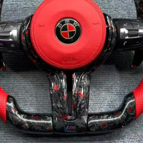 BMW F30 F32 F80 F82 M3 M4 2012–2020 Custom Forged Carbon Fiber Steering Wheel | JIONX