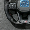 Toyota GR Style Sport Steering Wheel, Full Leather Multifunction Control for Land Cruiser Prado Hilux