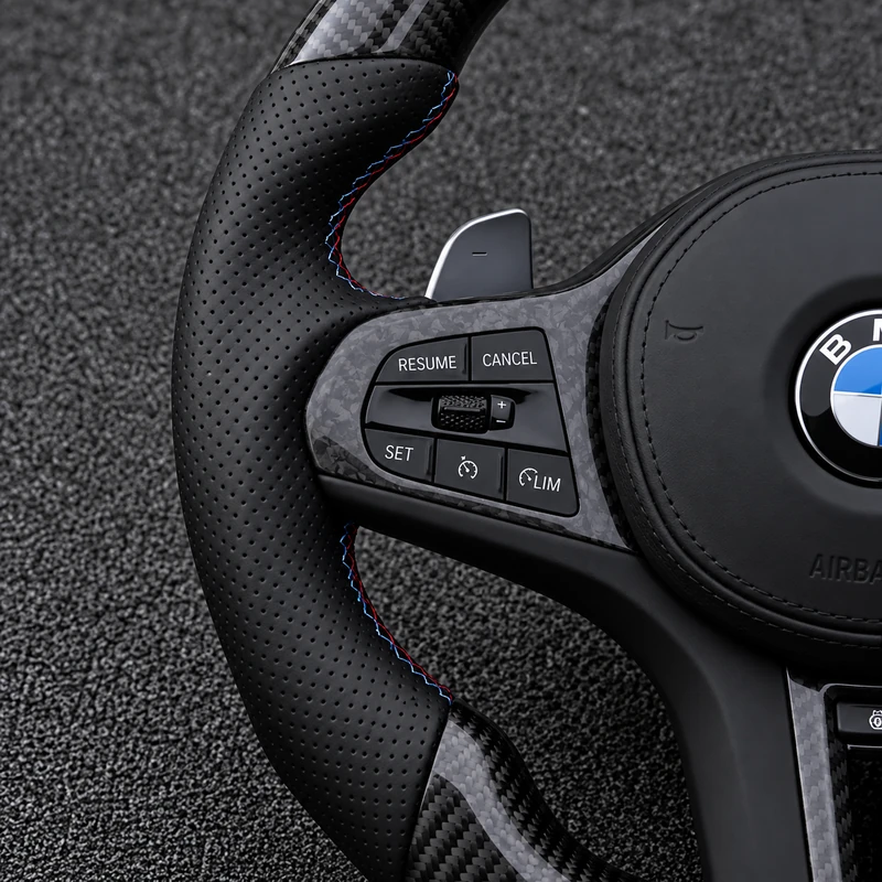 BMW 3 Series E46 / M3 E46 1998–2006 Custom Steering Wheel | JIONX