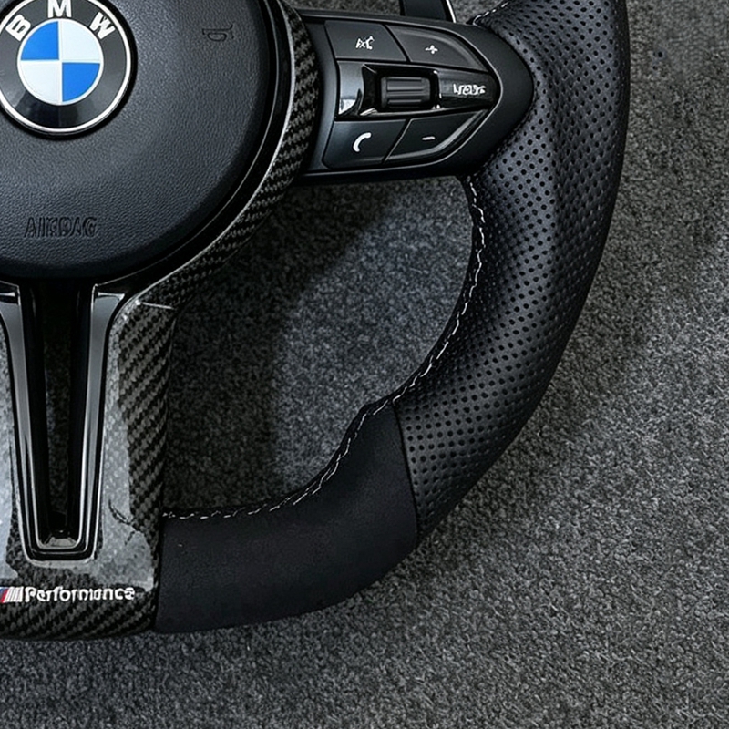 CS Style Full Steering Wheel for BMW F01 F10 F20 F21 F22 F25 F26 F30 F32 F36 M2 F87 M3 F80 M4 F82 F90 X5 F15 X6 F16