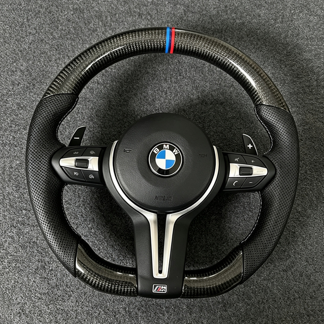 M Sport Steering Wheel For BMW M3 F30 F15 F16 F20 F21 F25 F26 M5 F10 F11 F06 F07 F12 F13 F01 E70 E87 E81 E90 E91 E92