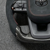 Toyota Land Cruiser Prado LC300 Full Series Modification Special Carbon Fiber Mahogany Steering Wheel Assembly