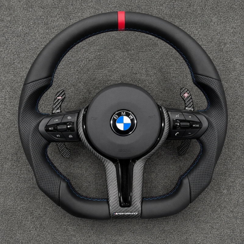 For BMW X3 E83 2003-2010 Custom Nappa Leather Sport Steering Wheel | JIONX