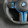Carbon Fiber Steering Wheel for BMW Leather M Sport F01 F06 F10 F15 F16 F20 F21 F22 F30 F31 F32 F34 F36 F80 F82 F87 F90 M3