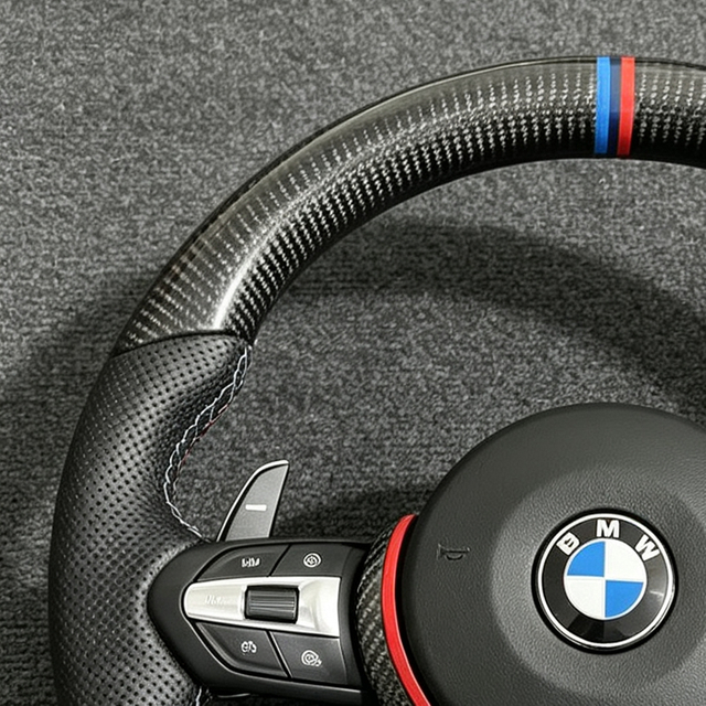 Forged Carbon Fiber Steering Wheel Assembly, Suitable for Alcantara, Suitable for BMW F30 F10 F31 F20 F25 F22 F36 F32