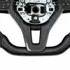 Alcantara and Carbon Fiber Steering Wheel for Mercedes-AMG A-Class, C-Class, E-Class, CLA, and CLK