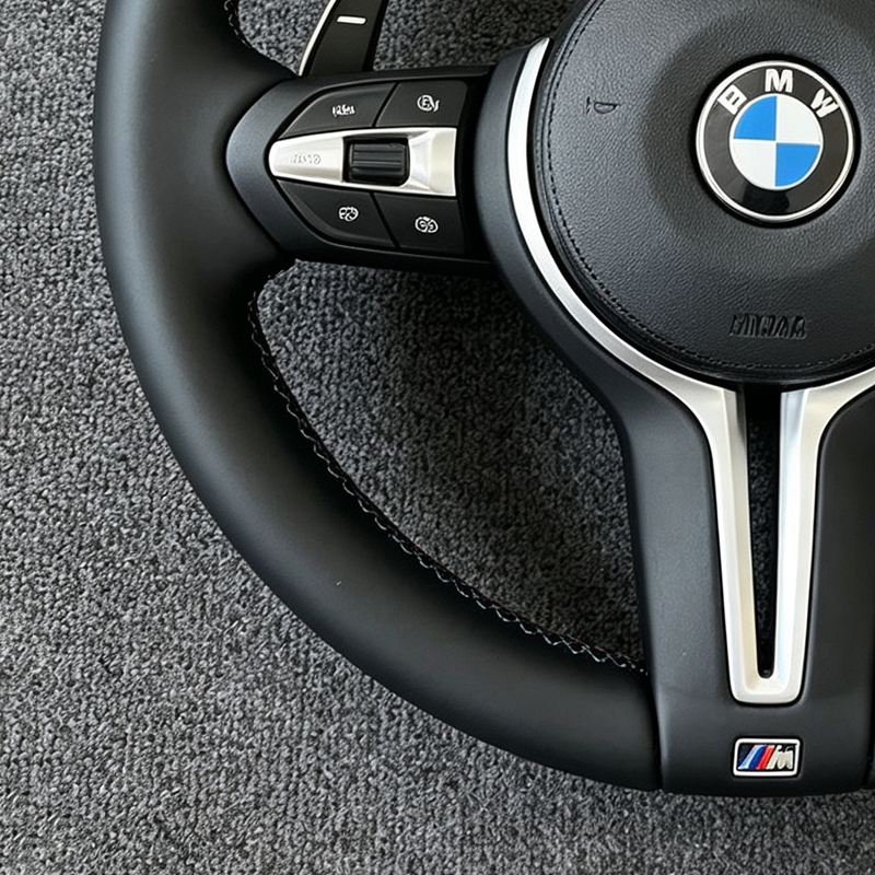 BMW F10 F30 M3 M4 M5 M6 G20 G28 G30 G38 Forged Carbon Fiber LED Steering Wheel D-shaped Sports Modification