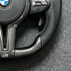Customized blue forged carbon fiber steering wheel modification for BMW F30 F10 F31 F20 E90 F01 F90 F25 F22 F36 F33 F32