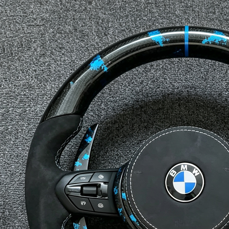 Upgrade M Sport Steering Wheel For BMW M3 F30 F15 F16 F20 F21 F25 F26 M5 F10 F11 F07 F12 F13 F01 E90 E90 X5 Auto Full Leather