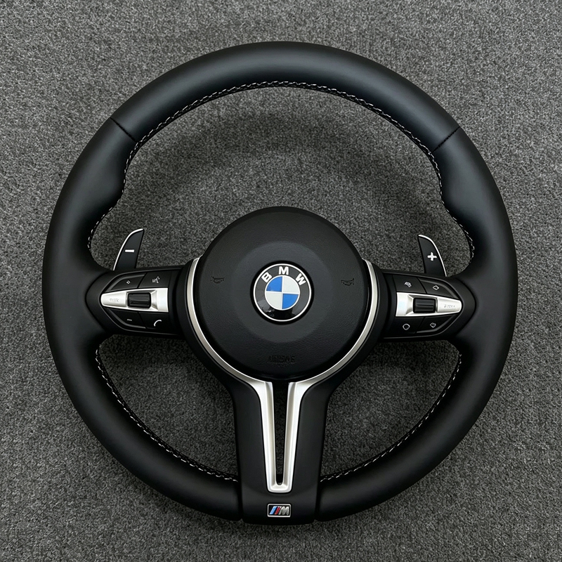 Factory Sale Leather Car Steering Wheel for BMW F30 F10 F15 F20 F22 F25 F32 M3 M5 E46 E60 E70 E90 E91 MSports Steering Wheel