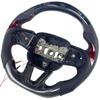 LED Real Carbon Fiber Steering Wheel for Dodge Charger Challenger 2015+ Jeep Grand Cherokee Trackhawk SRT