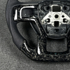 Authentic Quality Suitable Ford Raptor F150 2015 2016 2017 2018 2019 Real Carbon Fiber Steering Wheel with Paddle and Trim